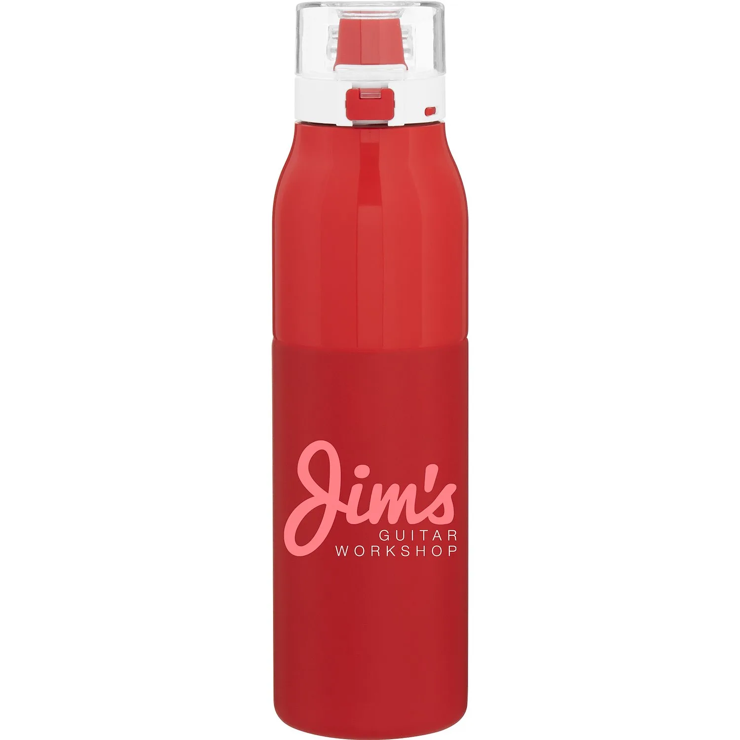 25 oz h2go Vigor Water Bottle (Matte Red)