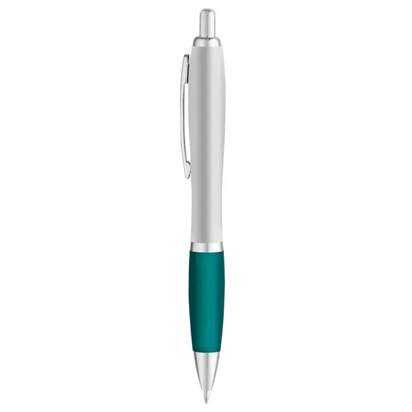 Curvaceous Silver Matte Gel Pen view 3