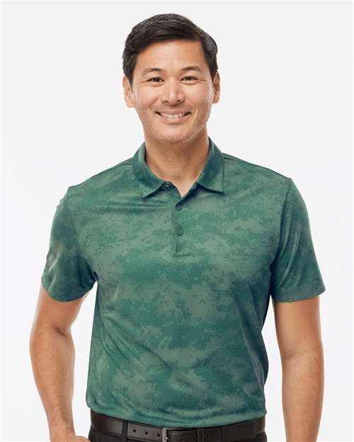 Adidas® Men's All Over Camouflage Print Polo Shirt