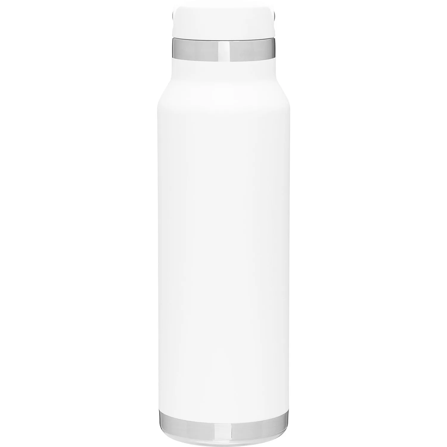 25 oz h2go Voyager Water Bottle (Matte White) view 2
