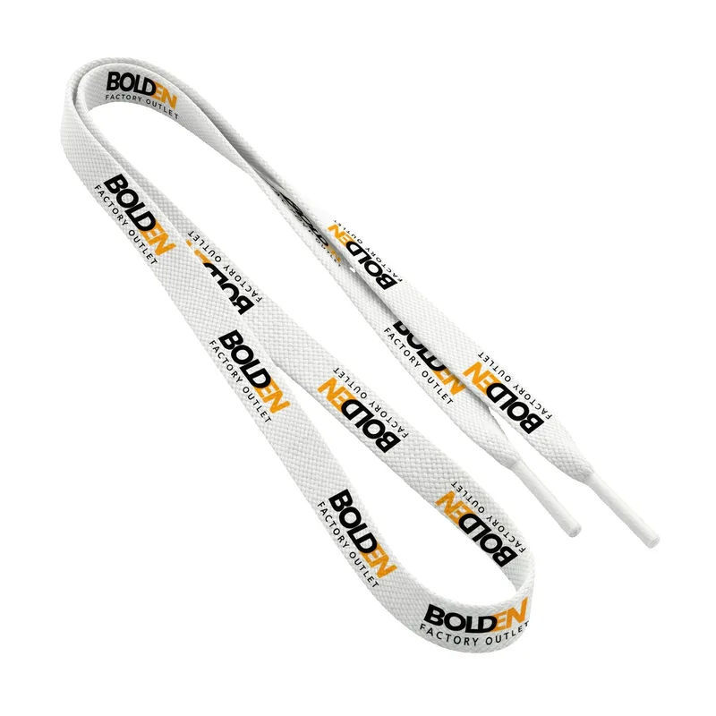 Standard Polyester Dye Sublimated ¾"x45" Shoelaces Pair (Domestically Produced)