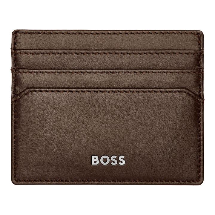 Hugo Boss Brown Card Holder Classic
