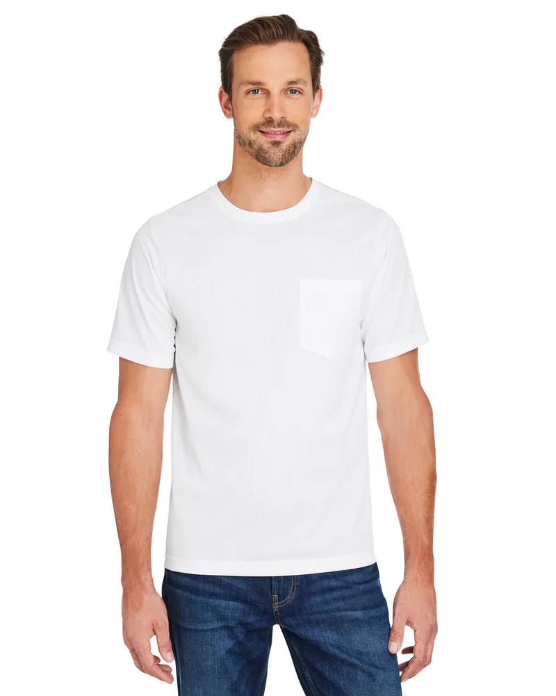 Harriton Unisex Charge Snag and Soil Protect T-Shirt view 6