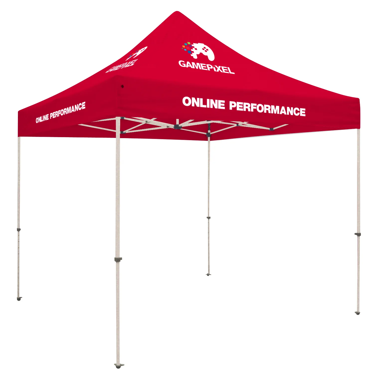 10' Standard Tent Kit (Full-Color Imprint, 4 Locations) view 2