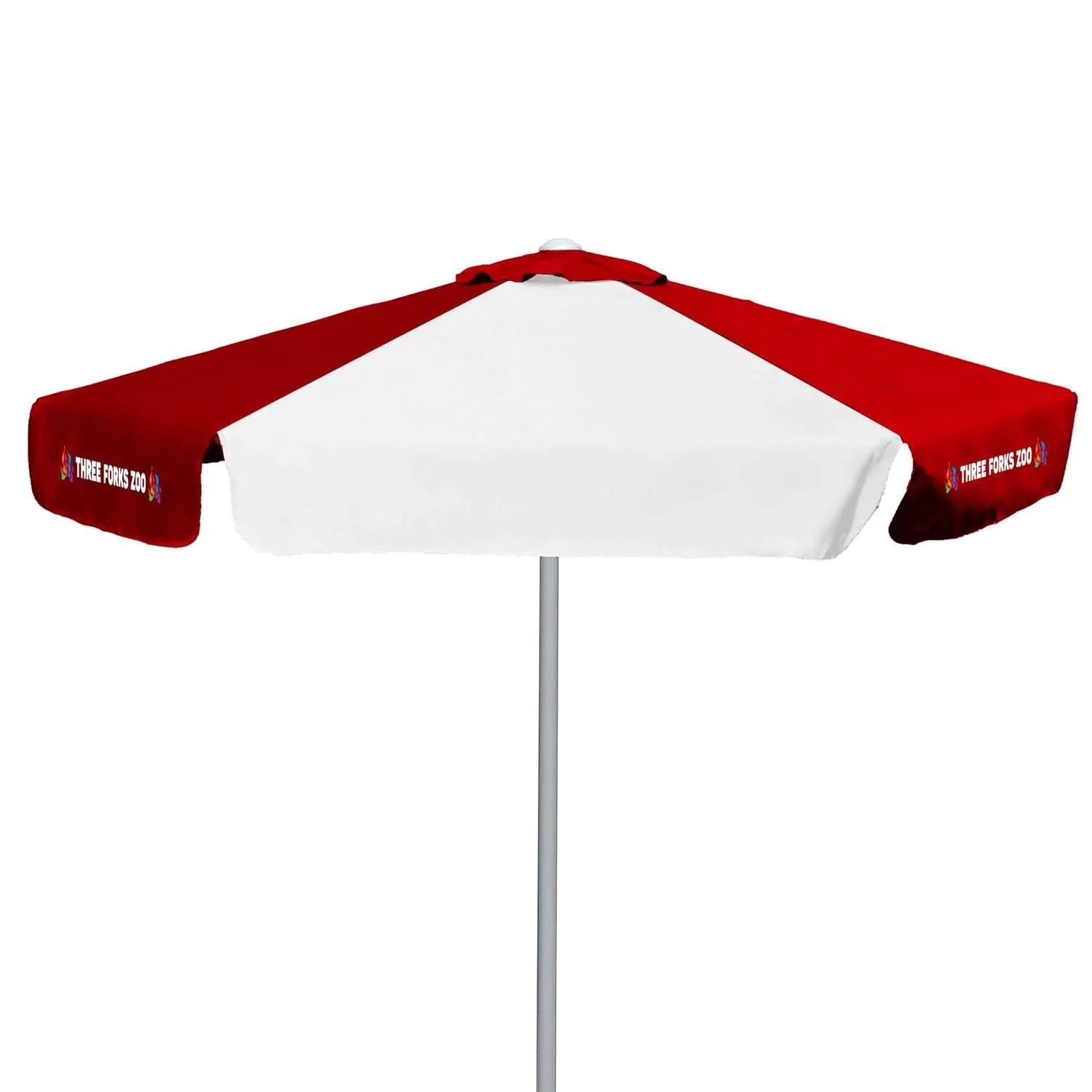 7' E-Z Glide Market Umbrella Kit With Valance (3 Imprints)