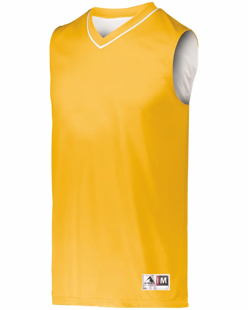Augusta Youth Reversible Two-Color Sleeveless Jersey view 4