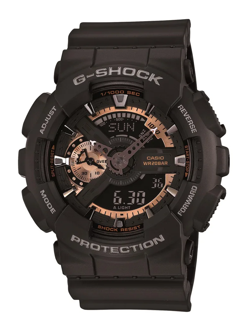 G-Shock Big Case Ana-Digi Watch Black/Rose Gold