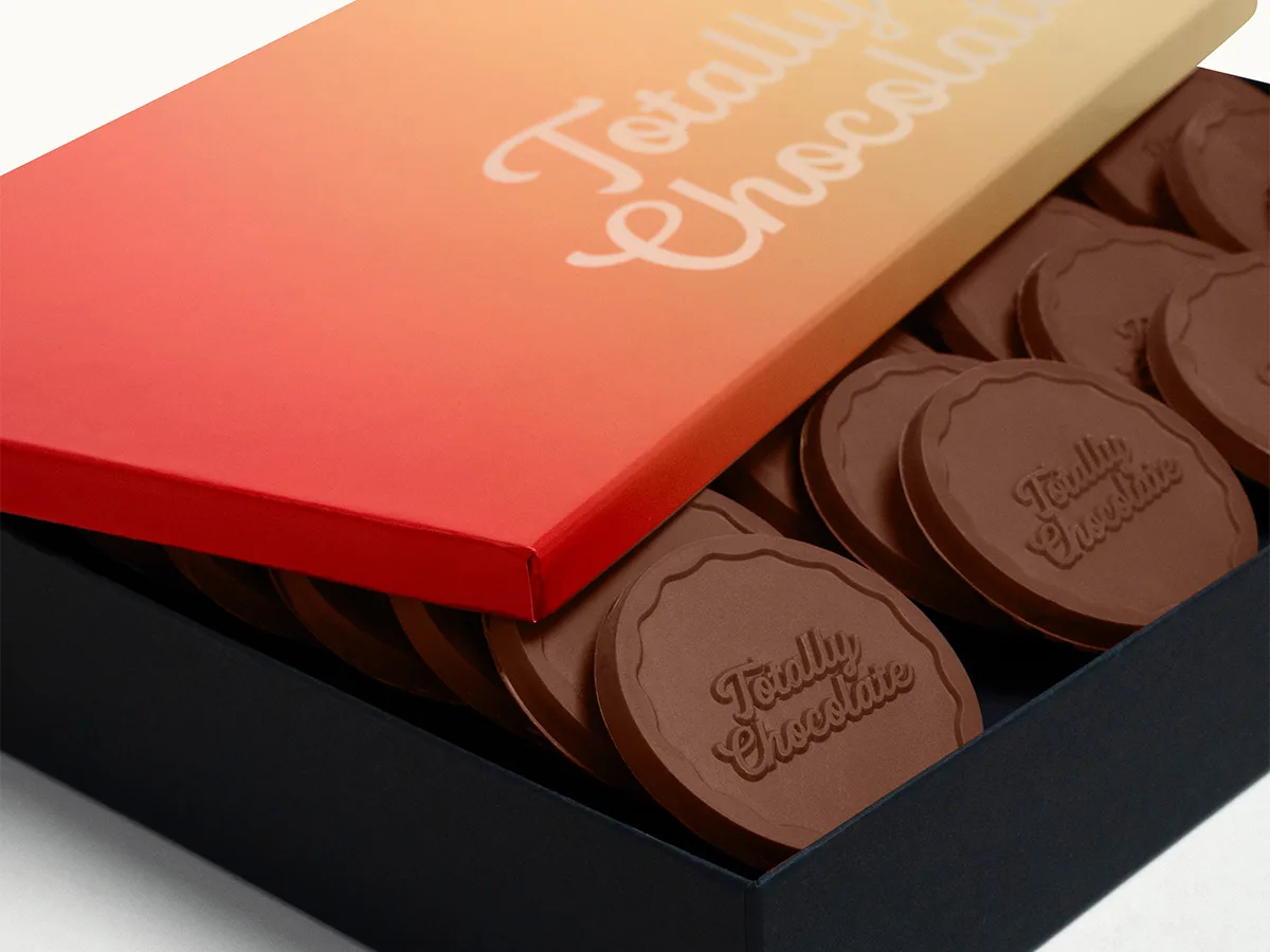 Ultimate 24-Piece Chocolate Shortbread Cookie Gift Set with Classic Custom Packaging view 7