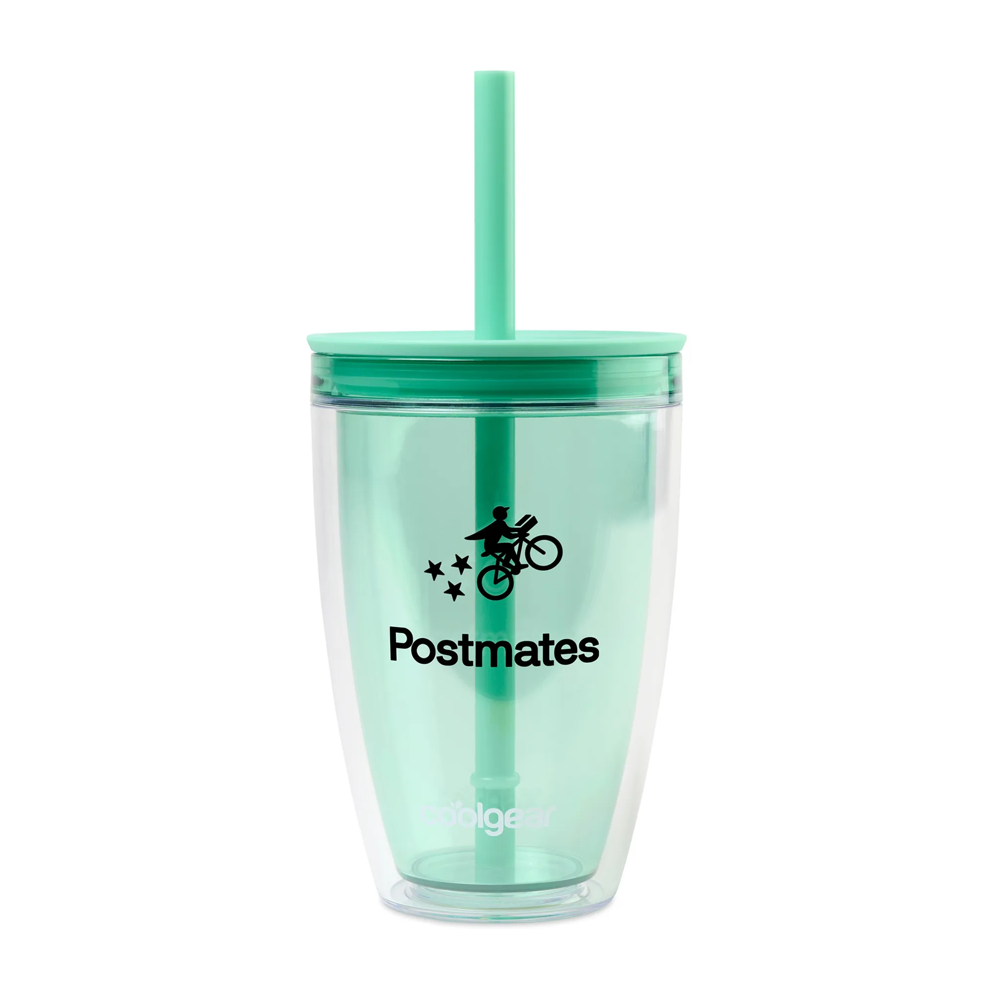 Cool Gear® Oasis Straw Bottle - 14 Oz. - Seaglass