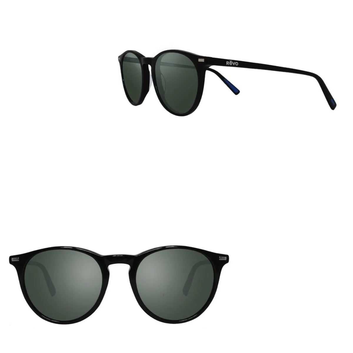 Revo Sunglasses Sierra Petite Round Glass Lens Sunglasses
