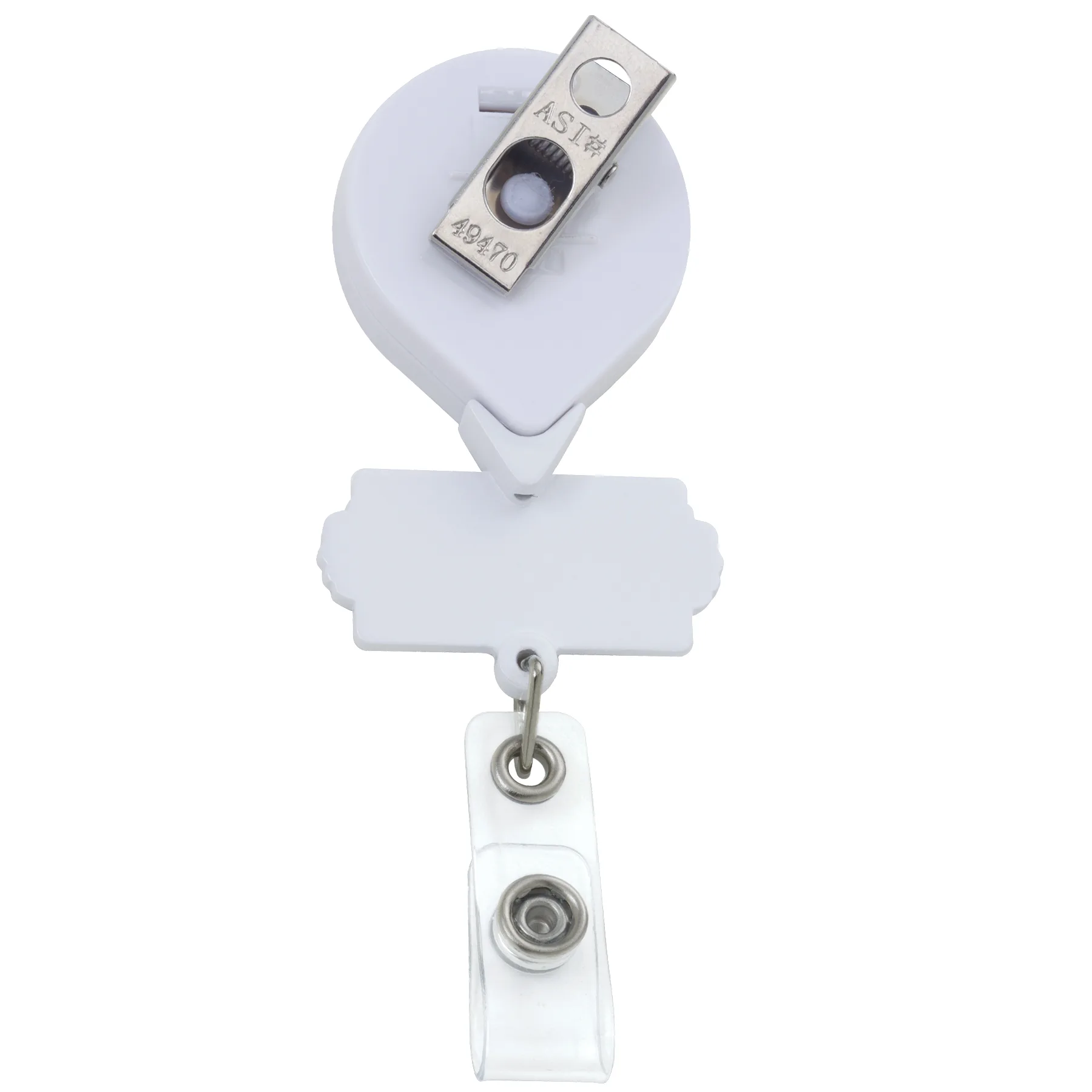 Smiley Hands Retractable Badge Reel view 4