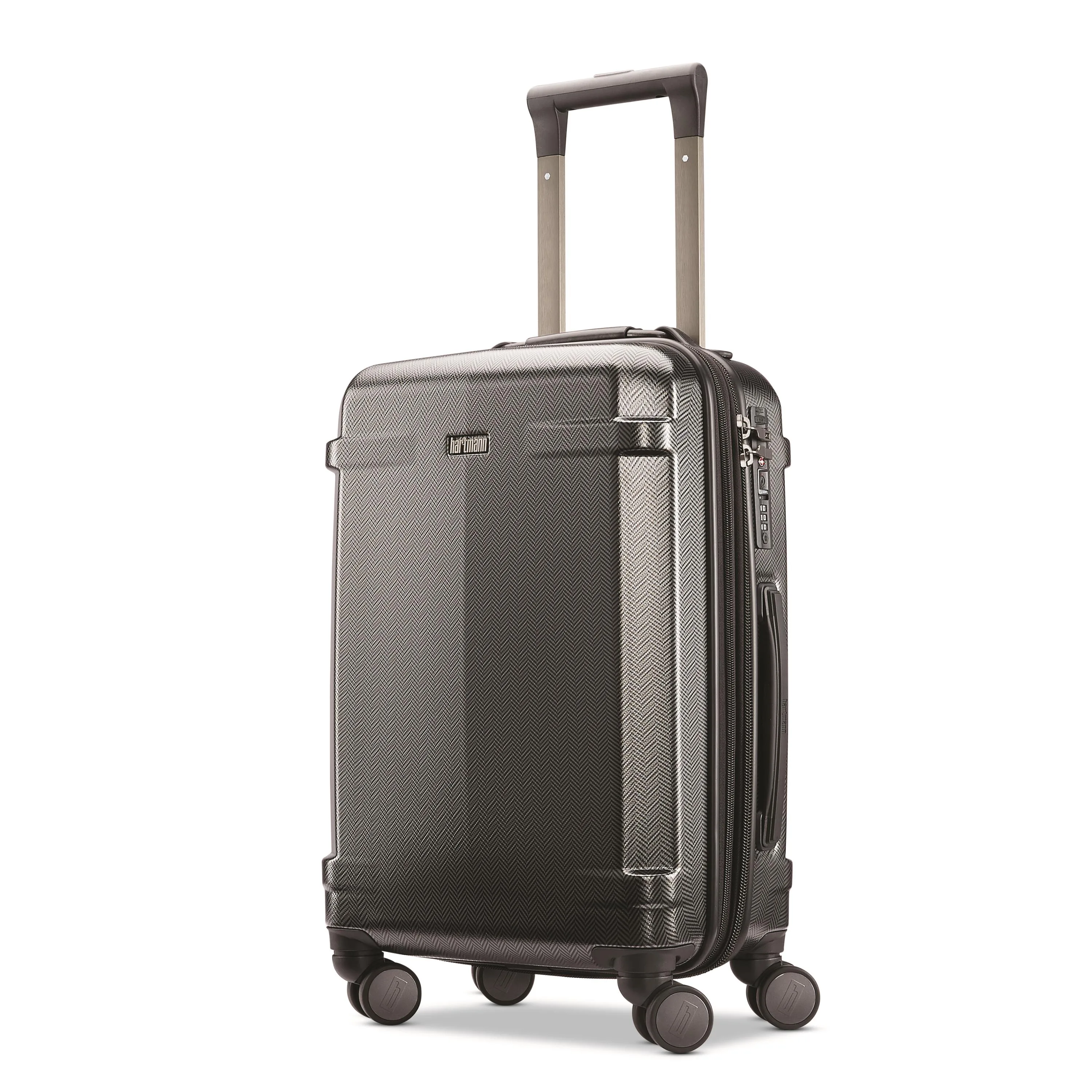 Hartmann Century Deluxe Carry On Exp Spinner Luggage - Black/Gunmetal Gray