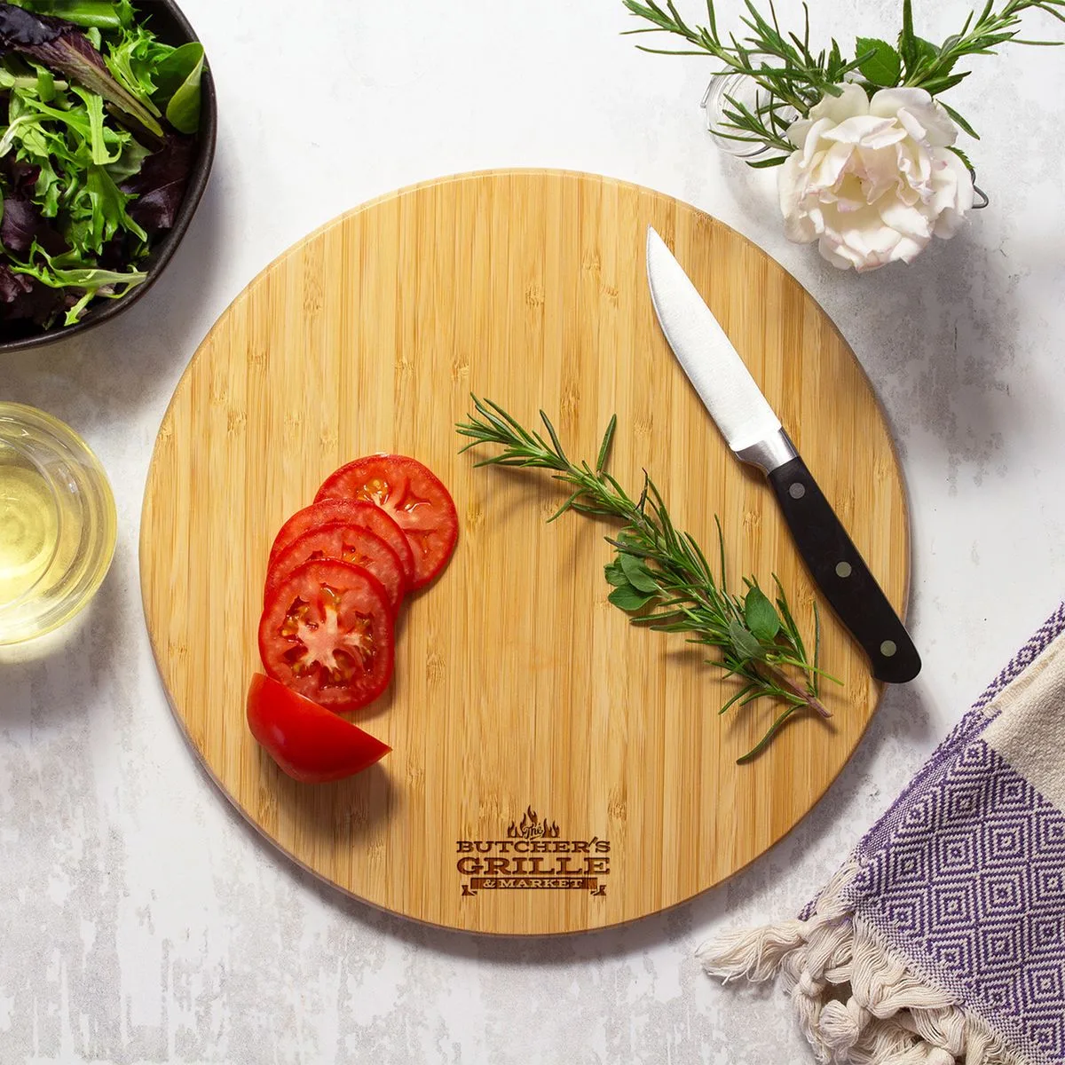 12" Round Cutting Board view 3