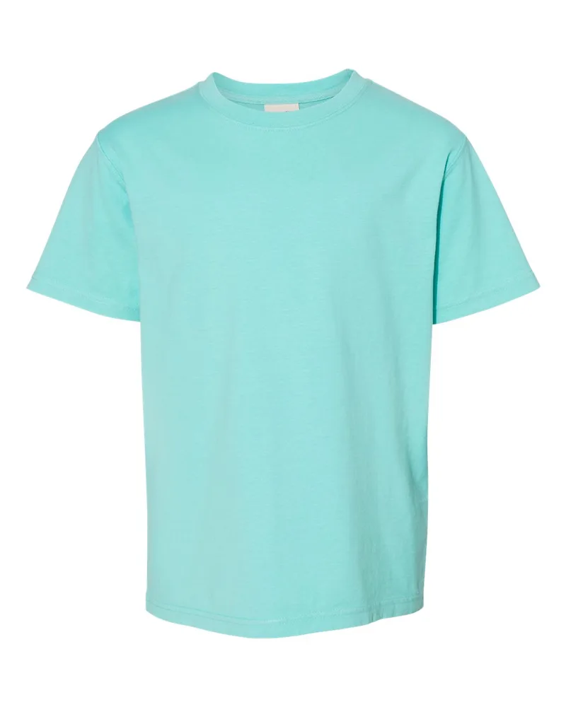 ComfortWash by Hanes® Garment Dyed Youth Short Sleeve T-Shirt view 5