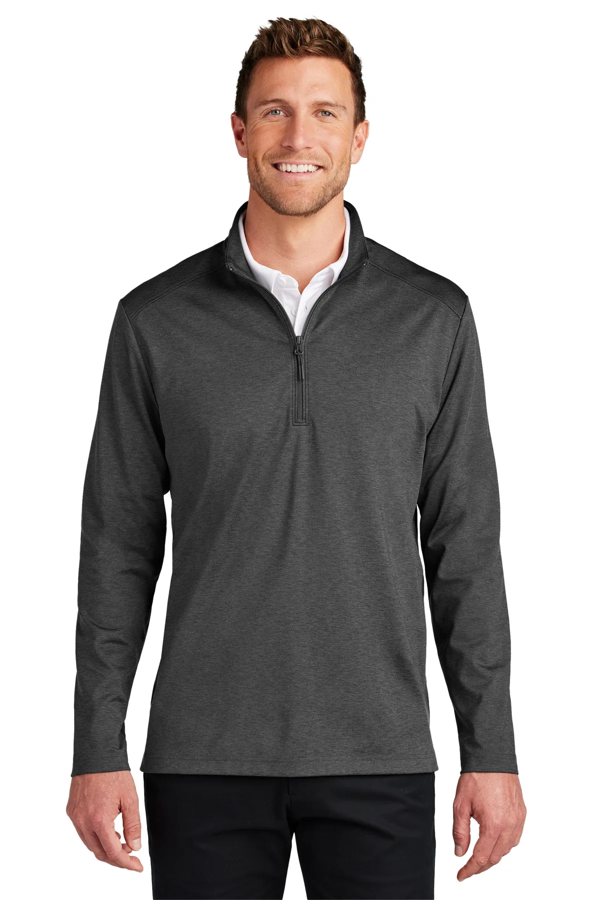 Port Authority® C-FREE® Double Knit 1/4-Zip view 2