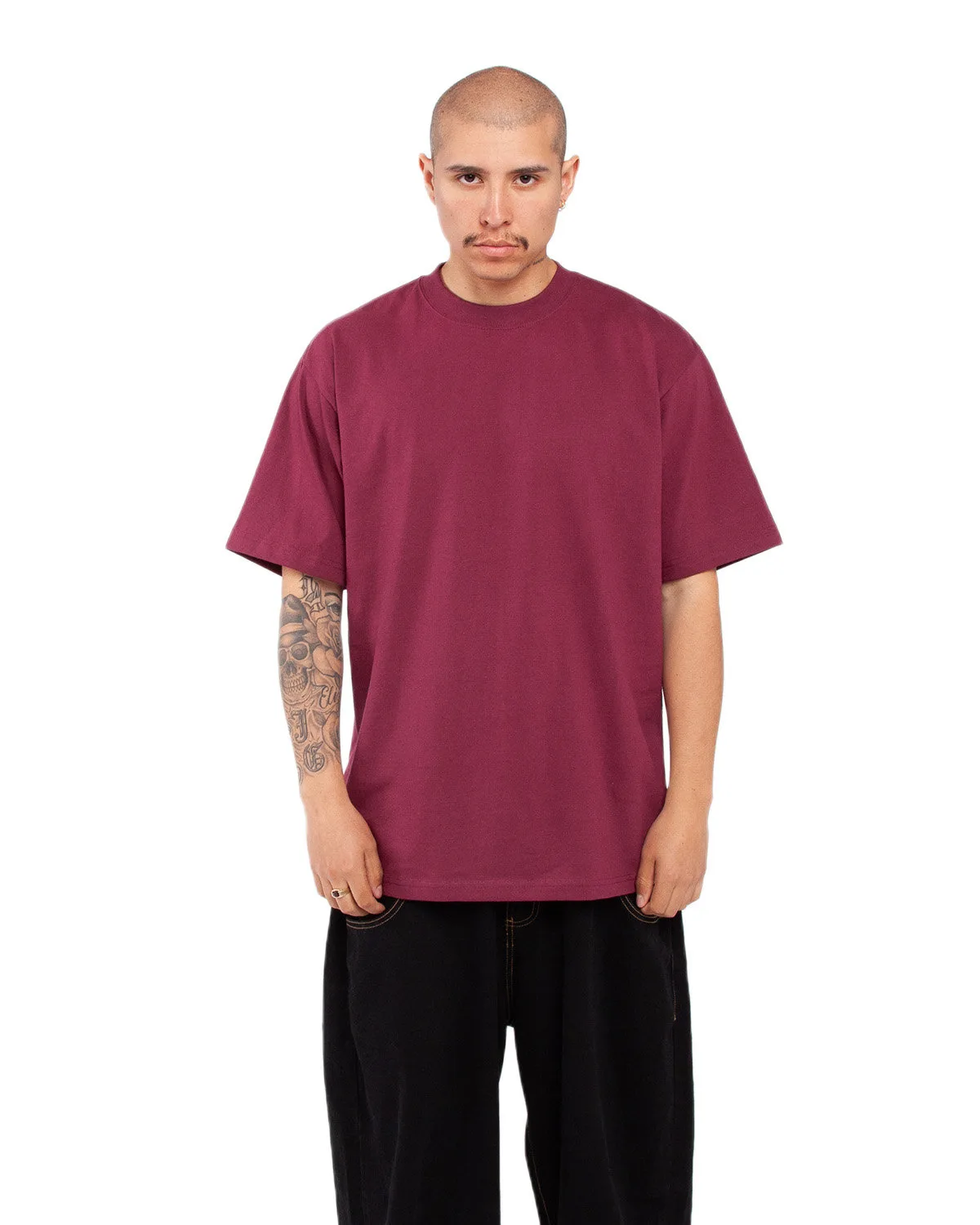 SHAKA WEAR Men's Tall Max Heavyweight Short-Sleeve T-Shirt view 3