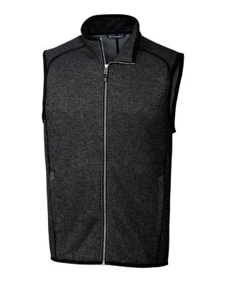 Cutter & Buck Mainsail Sweater-Knit Mens Full Zip Vest view 2