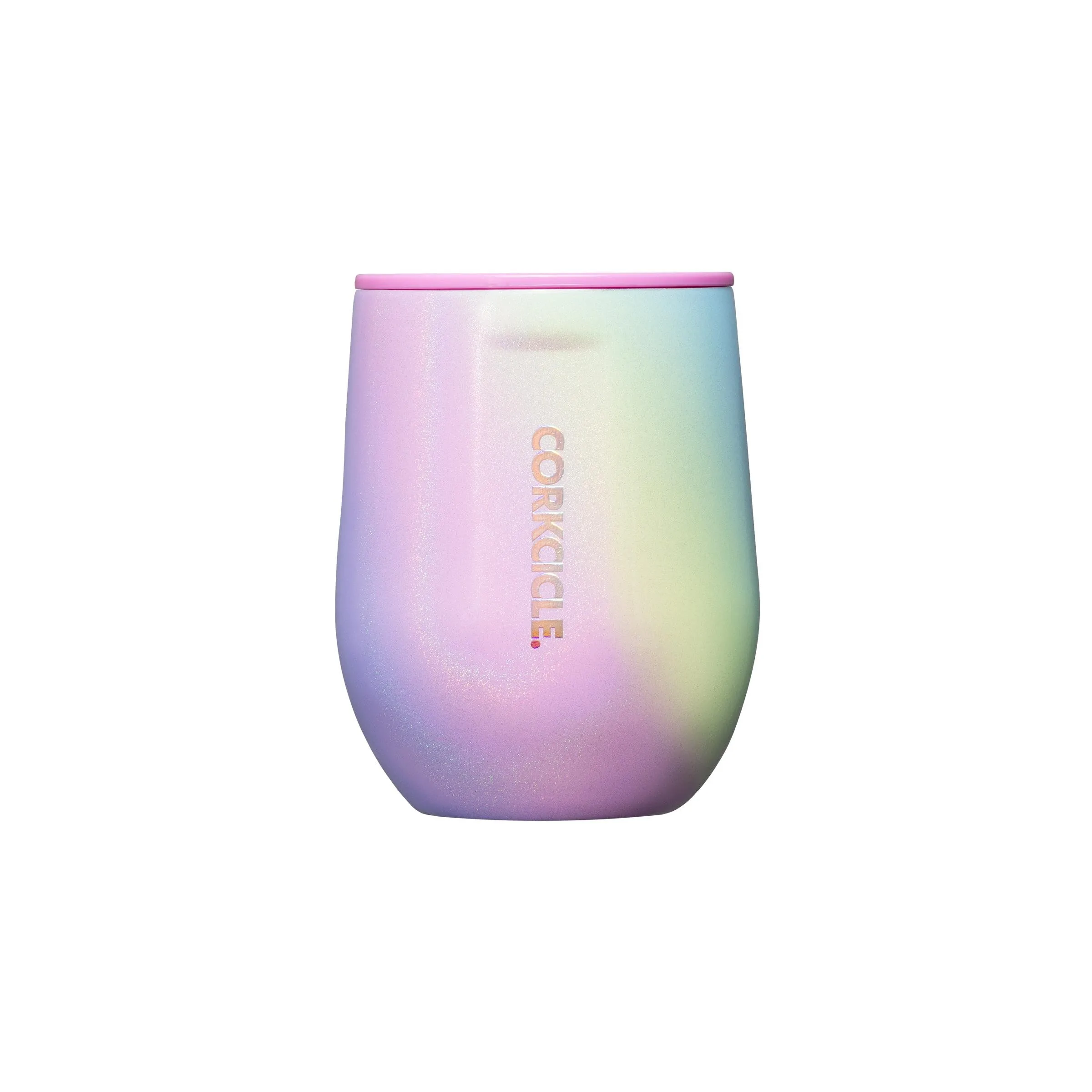 Corkcicle 12 Oz. Stemless - Rainbow Unicorn