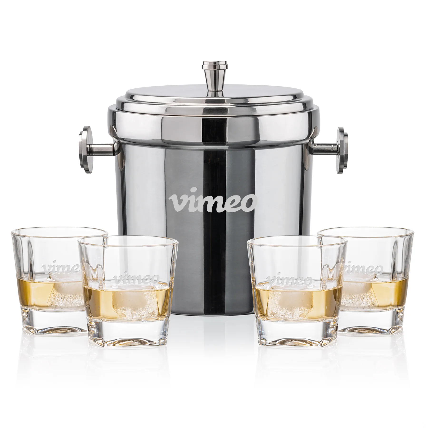 Ice Bucket OTR Set, Kansas Set, Set of 5