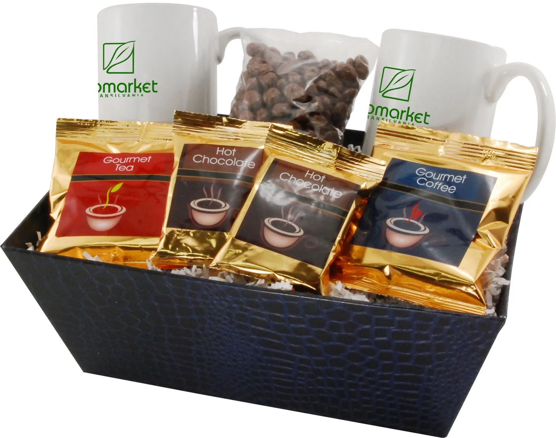 Tray w/Mugs and Tootsie Rolls