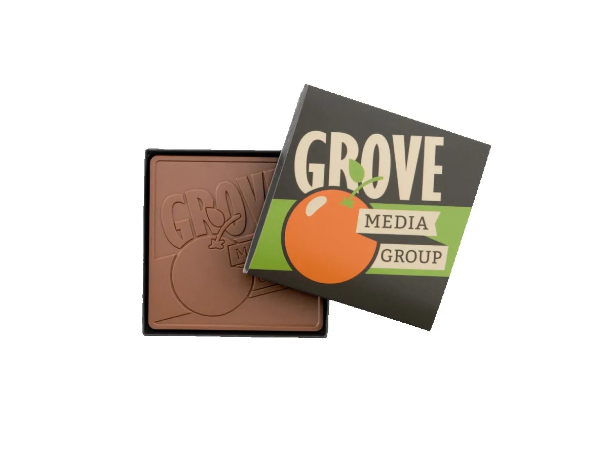 2oz. Chocolate Bar with 4"x4" Gift Box