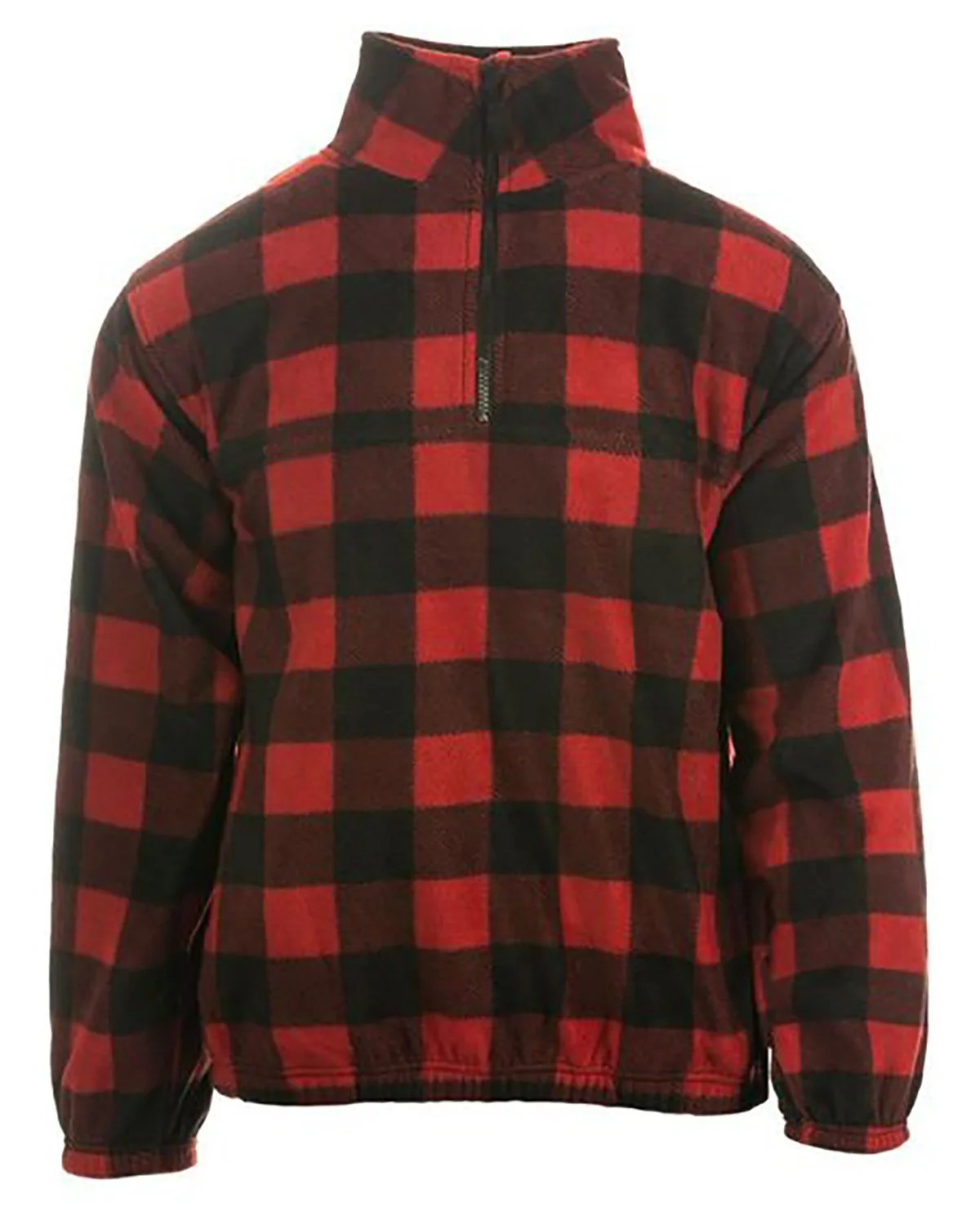 Burnside Men's Quarter-Zip Polar Fleece Pullover view 7