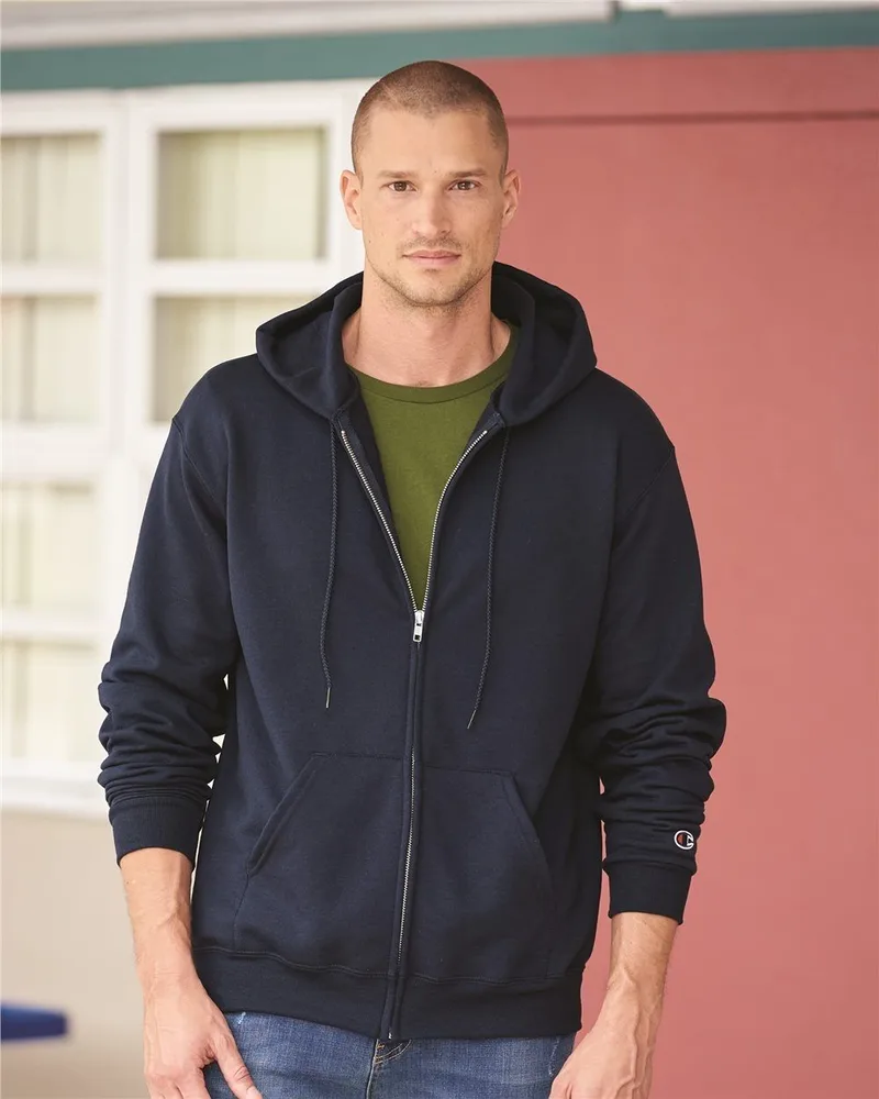 Champion Powerblend® Full-Zip Hooded Sweatshirt view 5