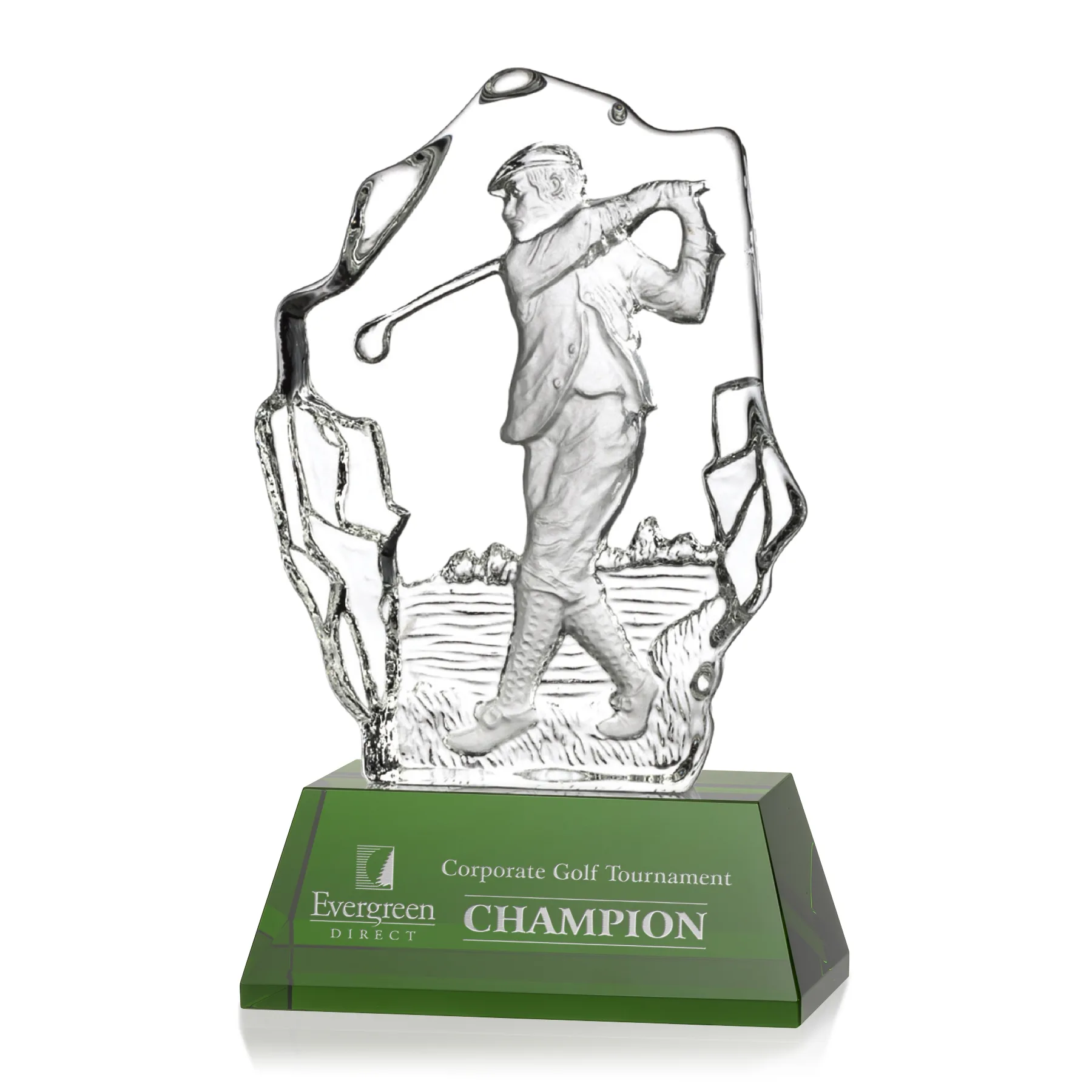 Male Golfer, Green
