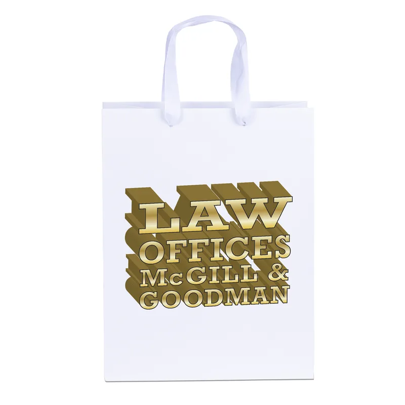 Mary™ - Ribbon Handle Matte Eurotote - Dynamic Color (10" x 5" x 13")