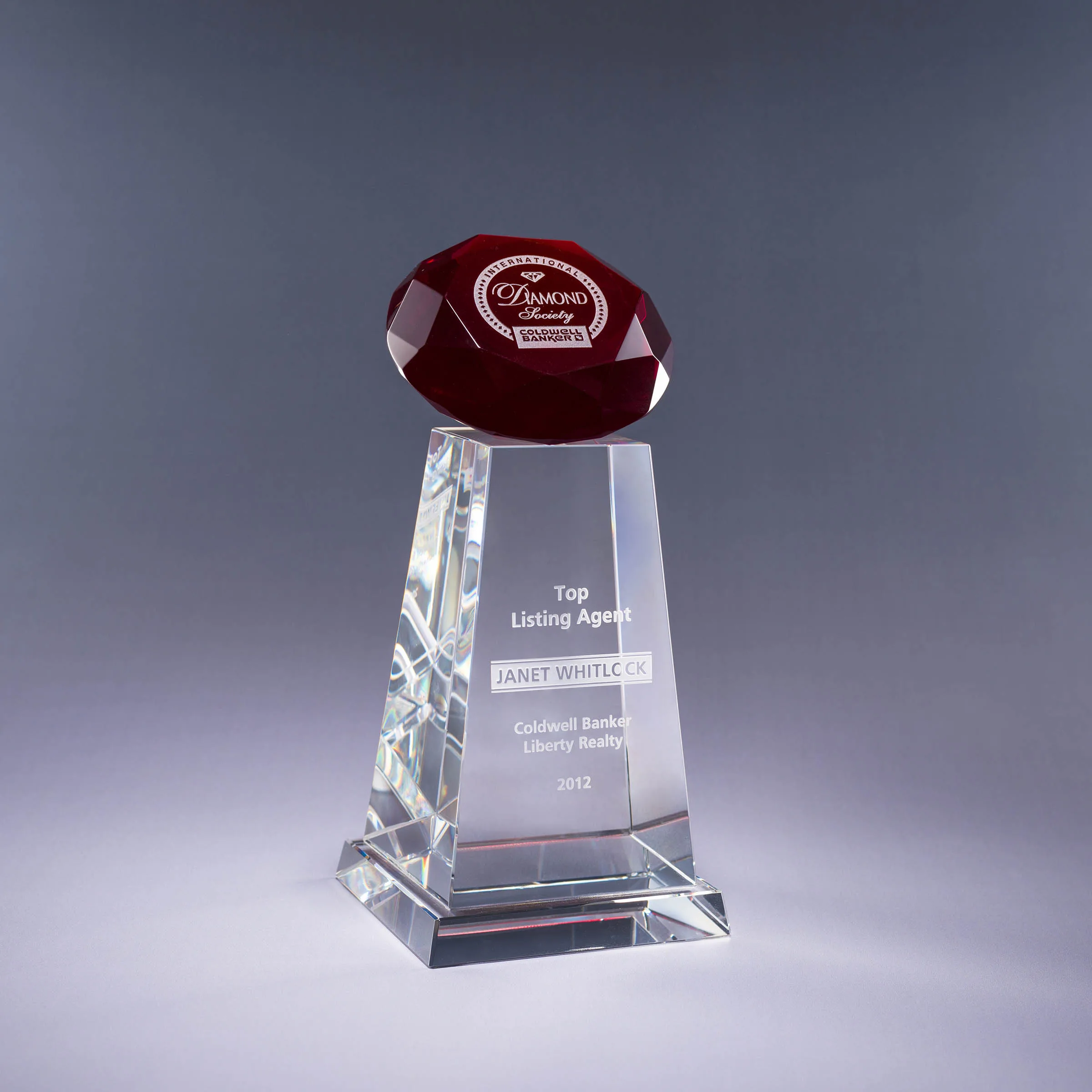 1010 diamond spire- red