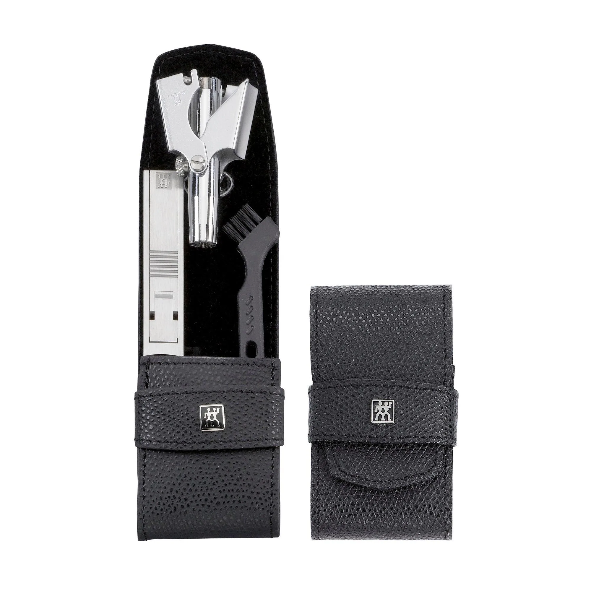 Zwilling Twinox 4Pc Grooming Set W/ Leather Case