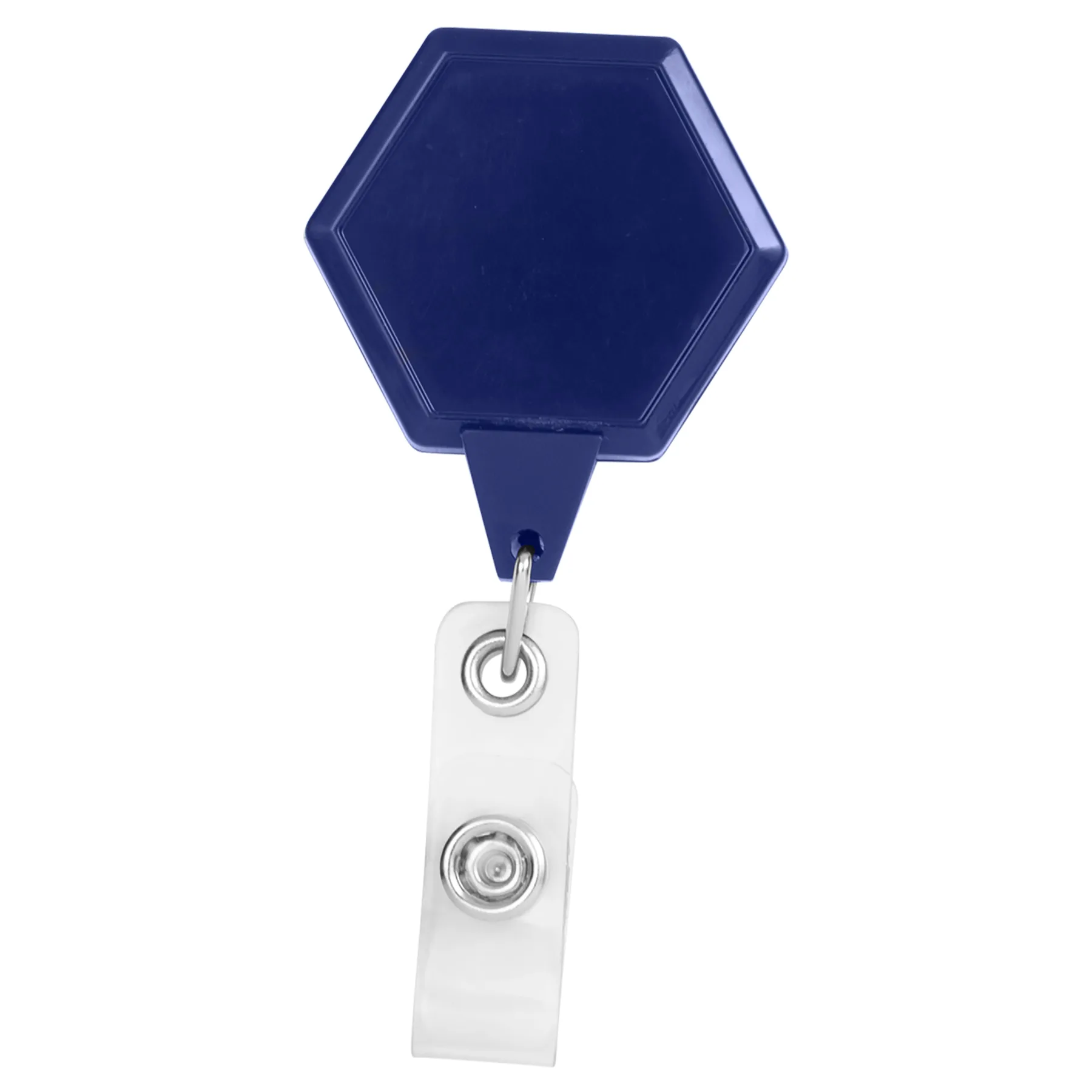 JUMBO Hexagon Retractable Badge Reel view 2