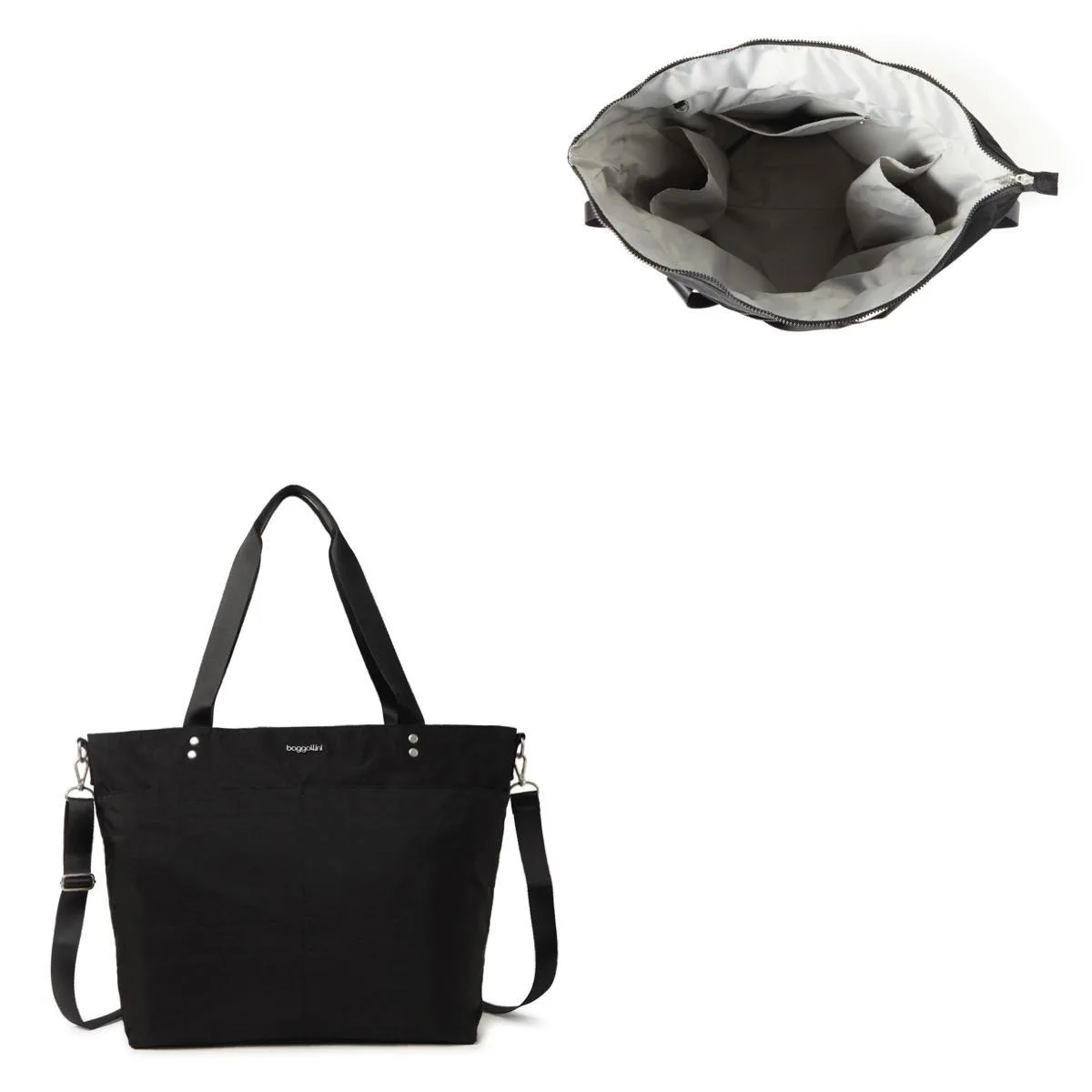Baggallini Large Carryall Tote Bag - Black