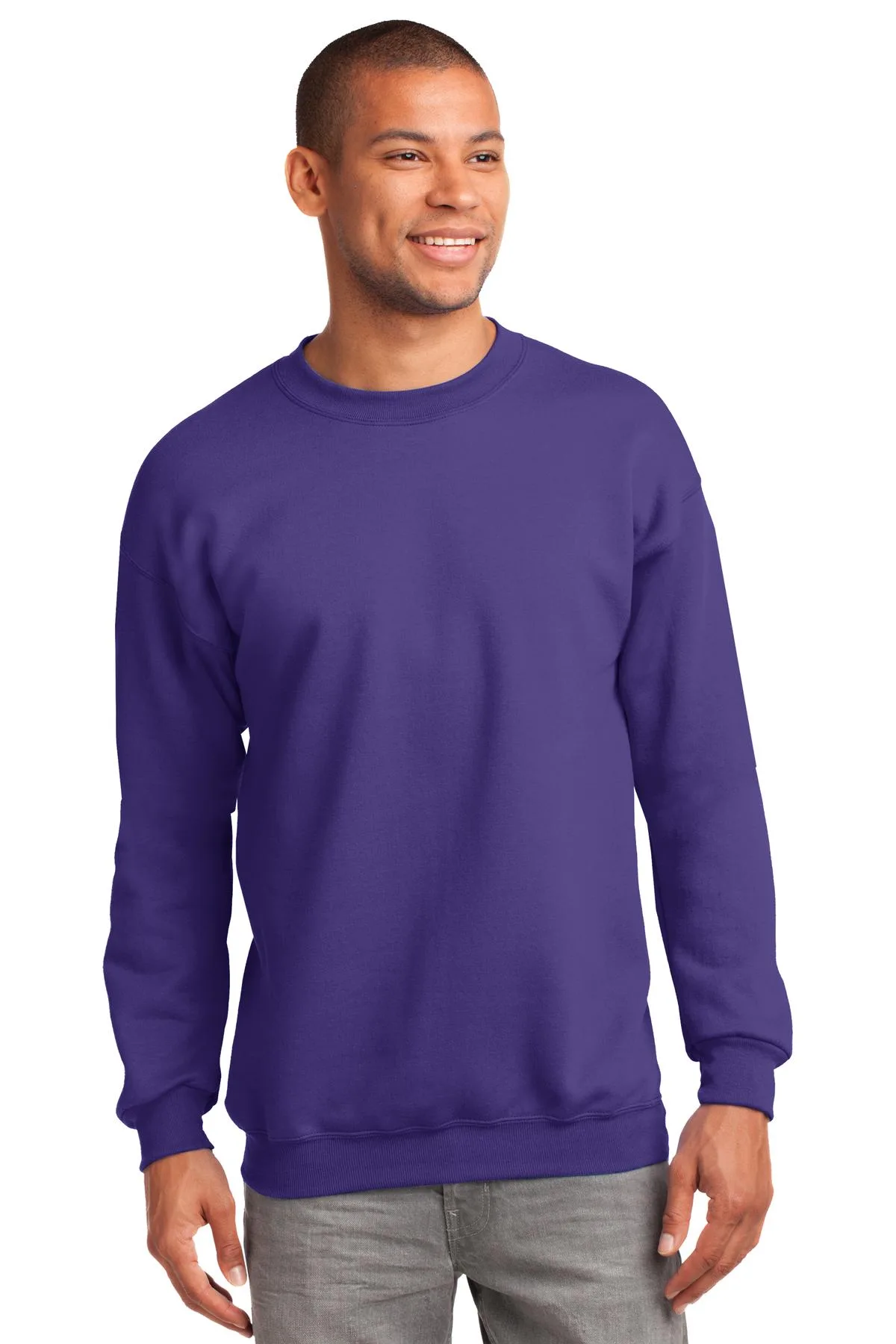 Port & Co™ Essential Fleece Crewneck Sweatshirt. view 7