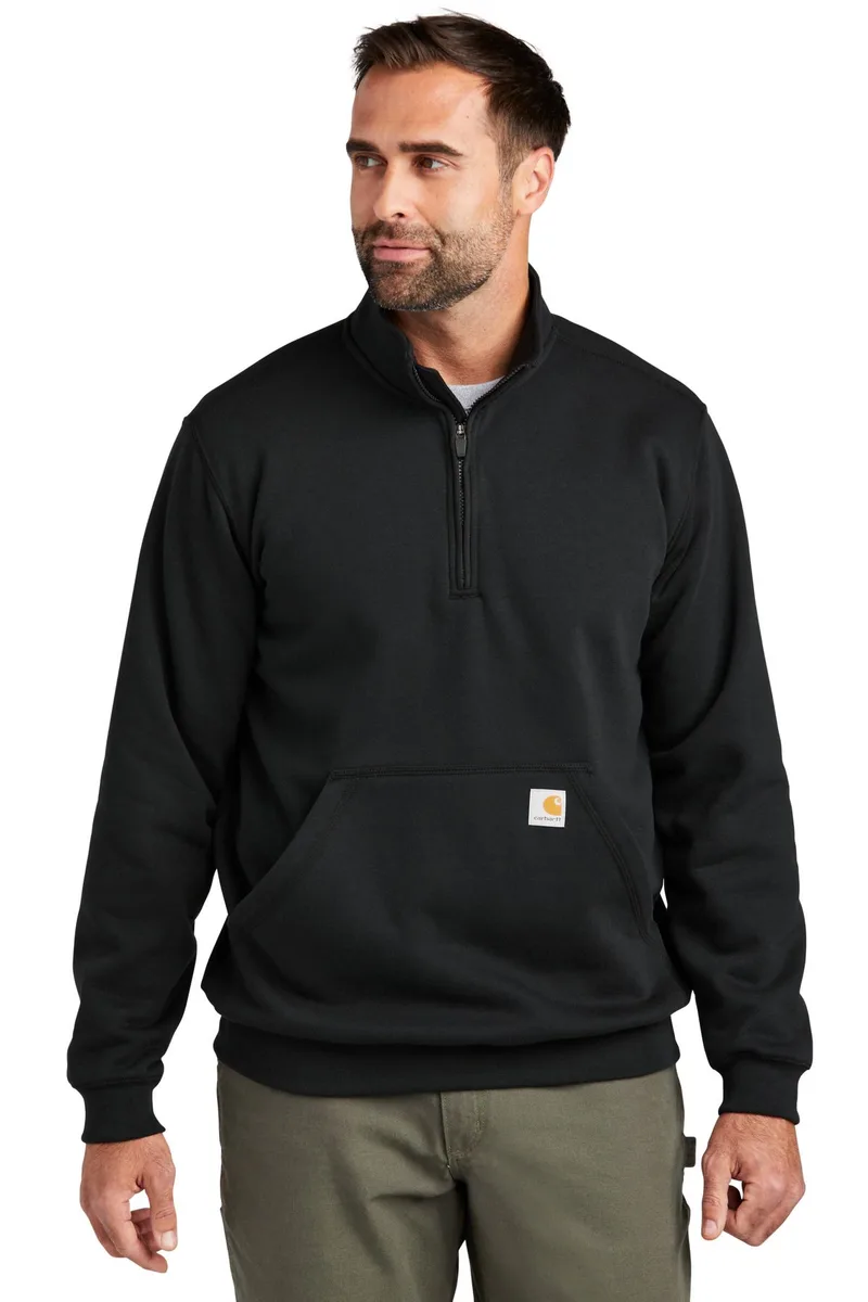 Carhartt® Midweight 1/4-Zip Mock Neck Sweatshirt view 4