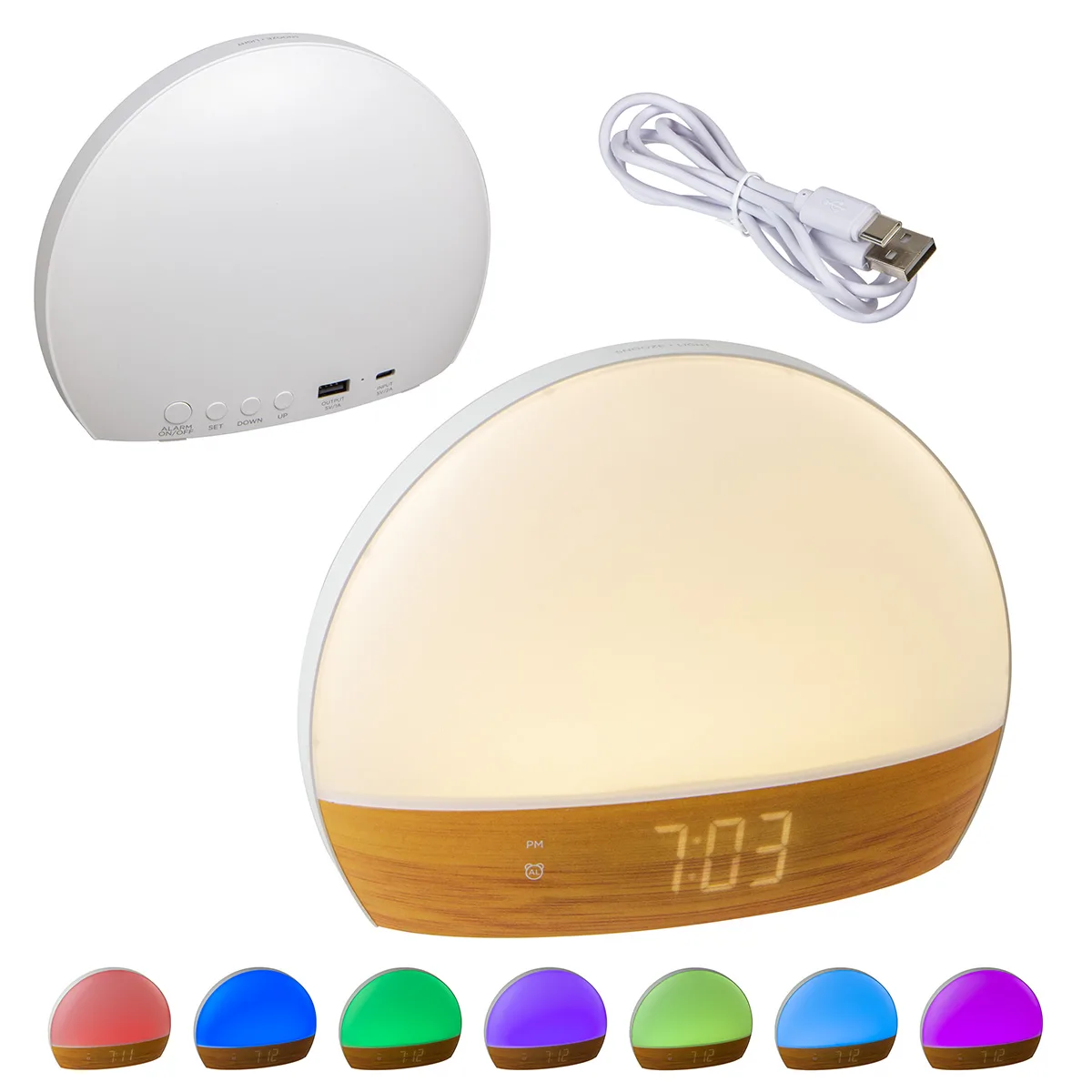 Daybreak Digital Alarm Clock with Sunrise Simulation view 2
