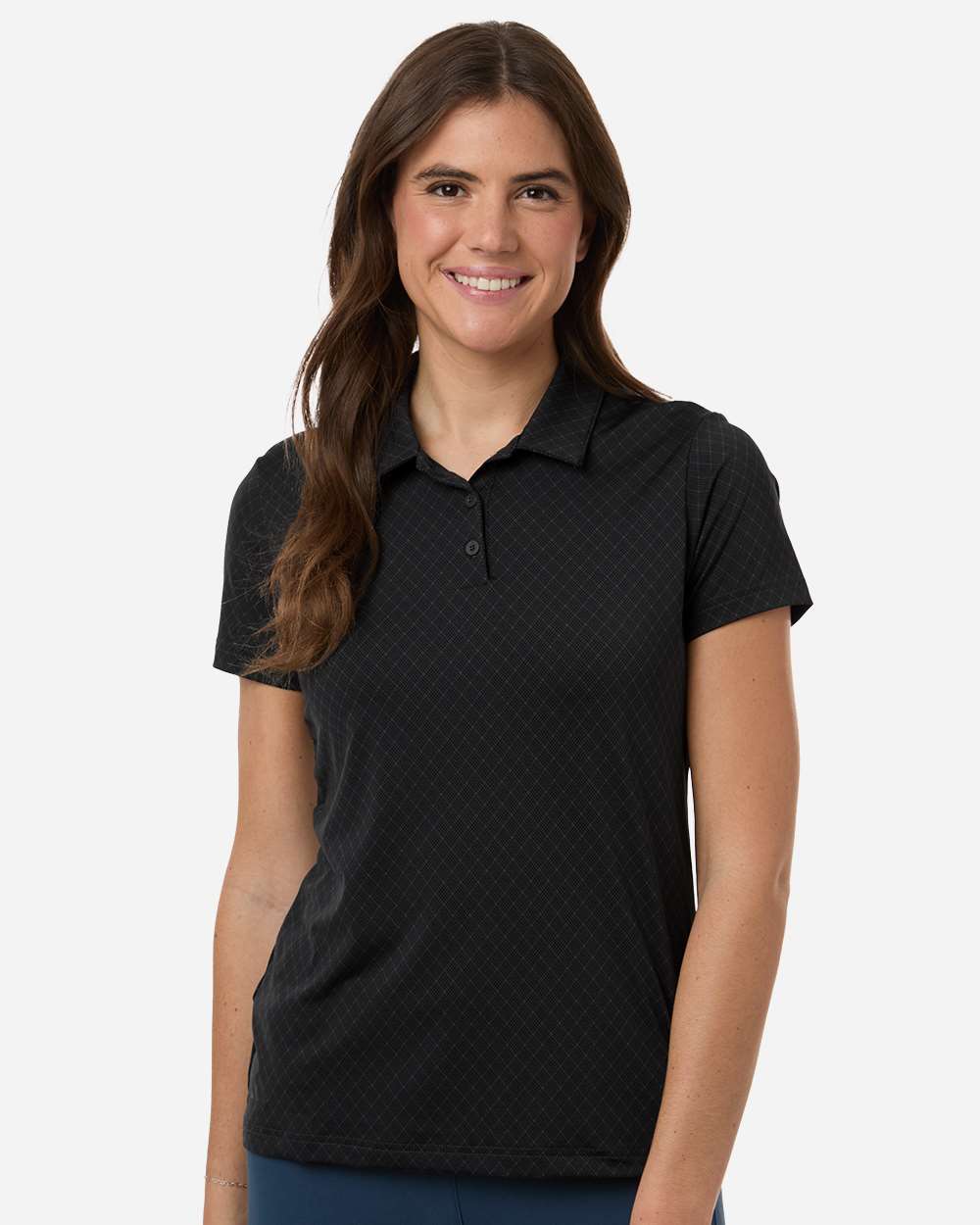 Adidas® Women's 4-Way Stretch Printed Polo