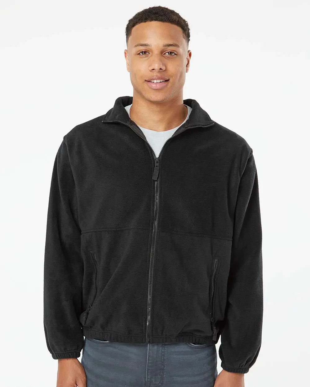 Burnside® Polar Fleece Full Zip Jacket