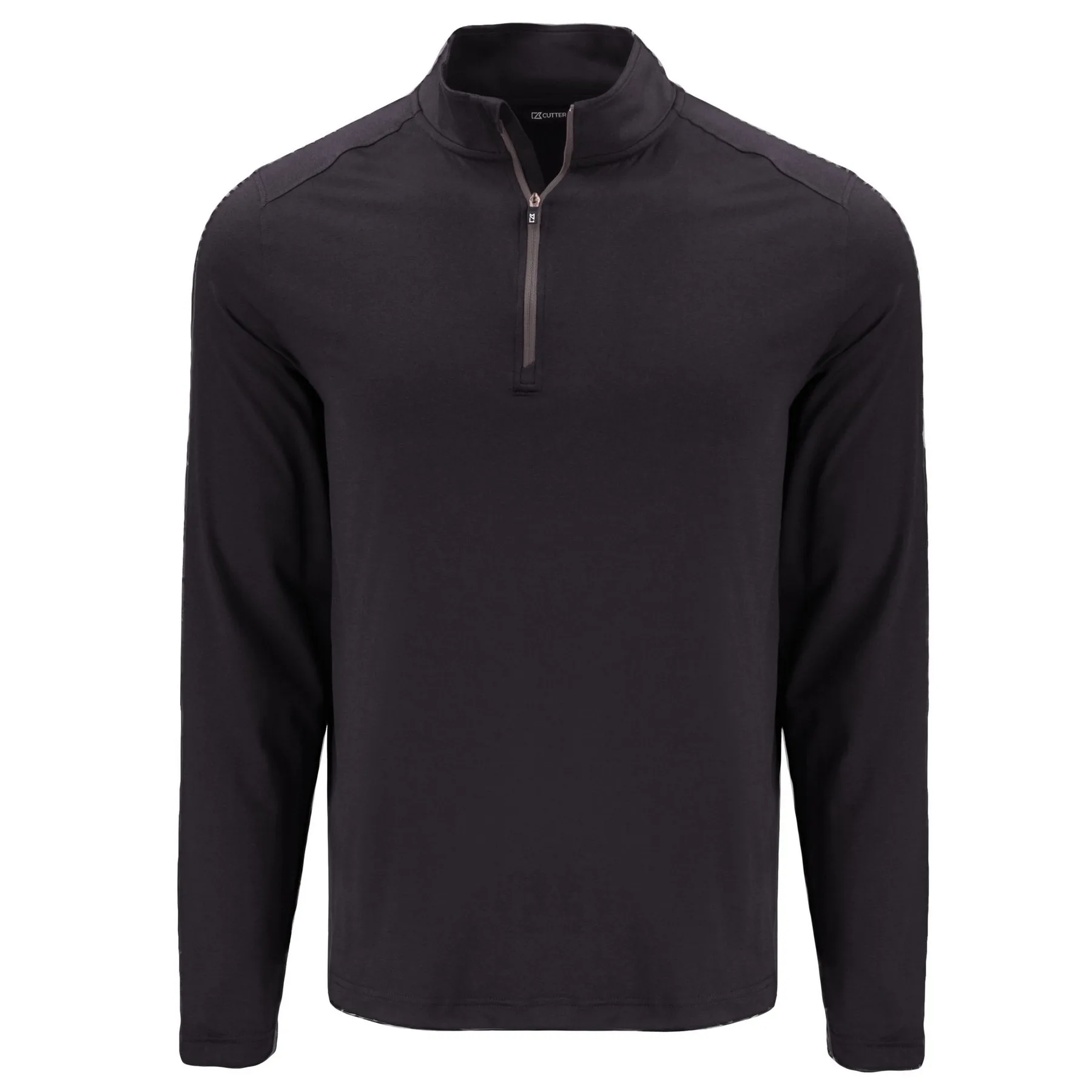 Cutter & Buck Coastline Recycled Double Peached Mens Quarter Zip Pullover view 2