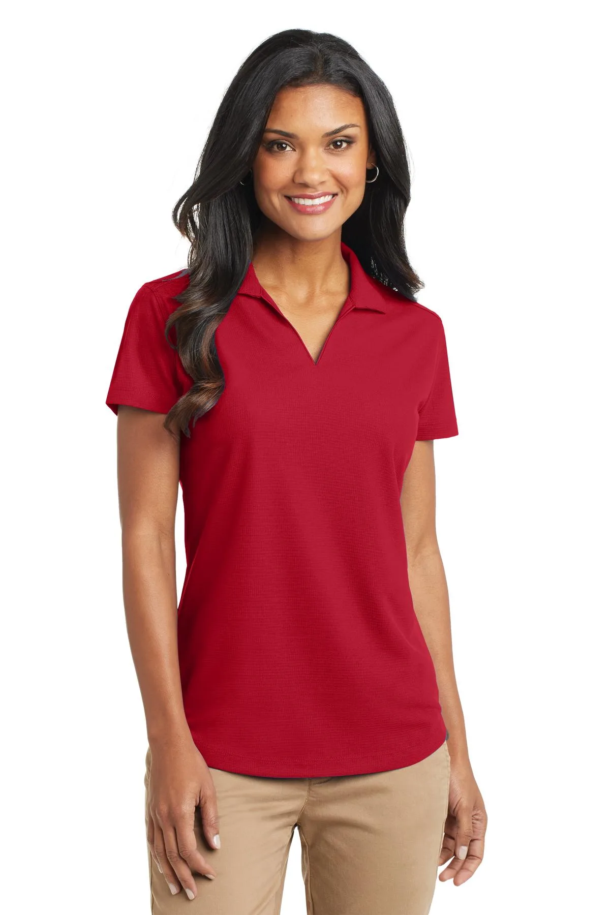 Port Authority® Women's Dry Zone® Grid Polo. view 4