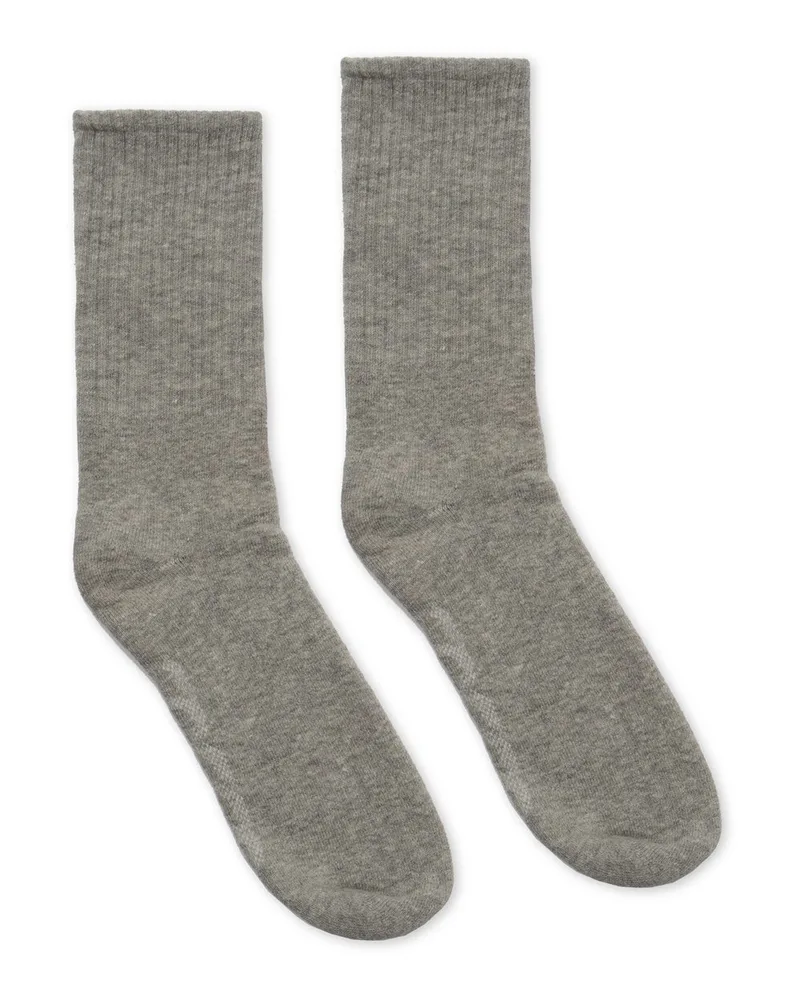 SOCCO USA-Made Solid Crew Socks view 2