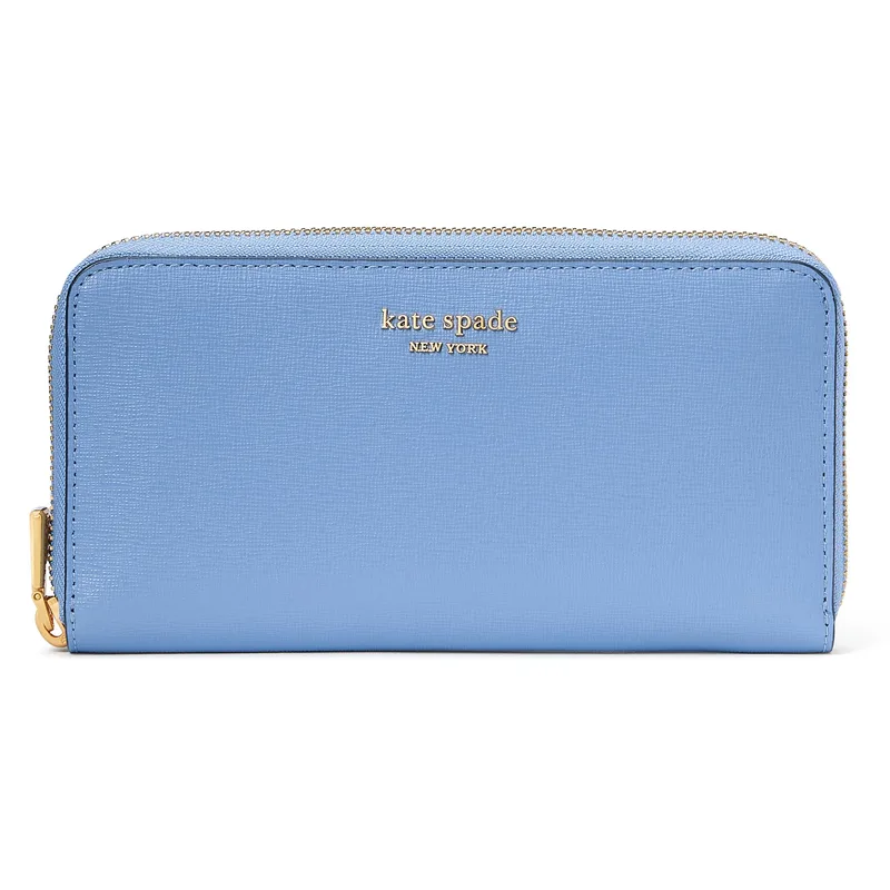 kate spade new york Morgan Zip Around Continental Wallet - Kingfisher Blue