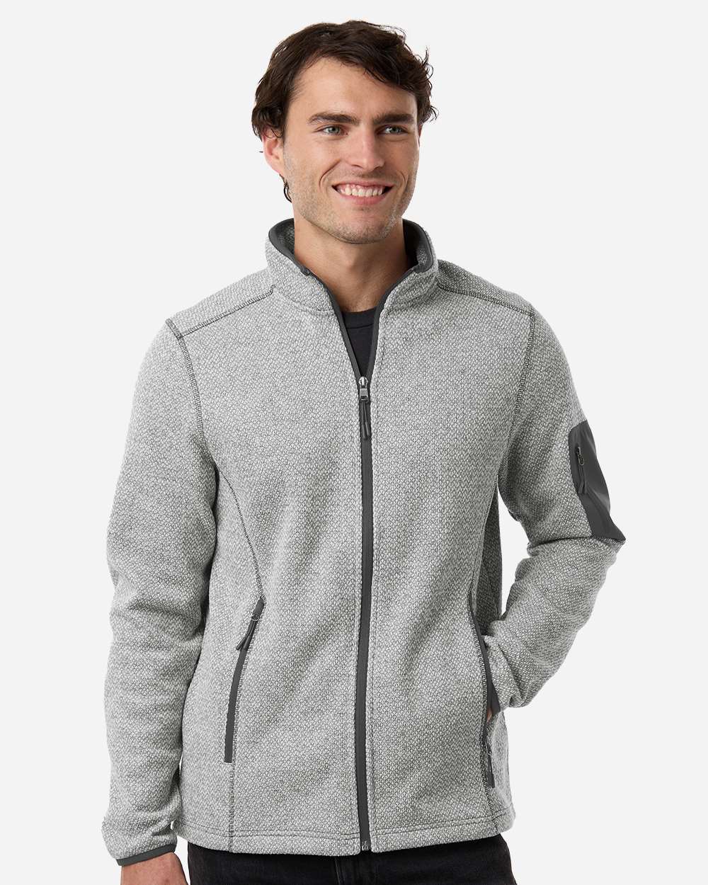 NORTH END® Men's Jasper Full-Zip Fleece Jacket view 3