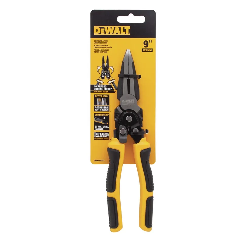 DeWalt Compound Action Long Nose Plier
