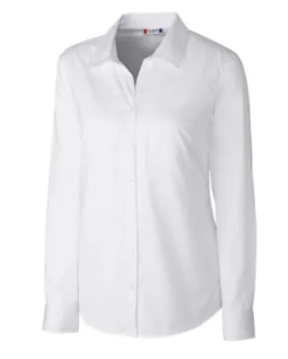 Clique Avesta Stain Resistant Womens Long Sleeve Button Down Shirt view 6