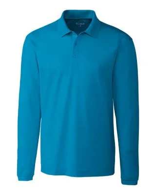 Clique Spin Eco Performance Pique Long Sleeve Mens Polo view 7