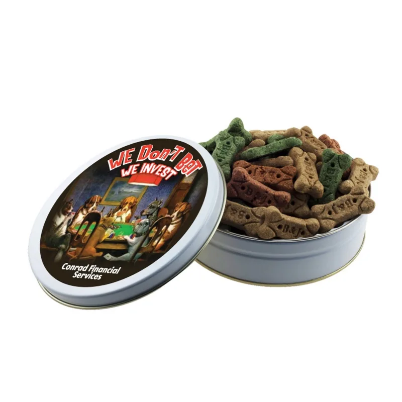 Grand Tin With Dog Bones view 2