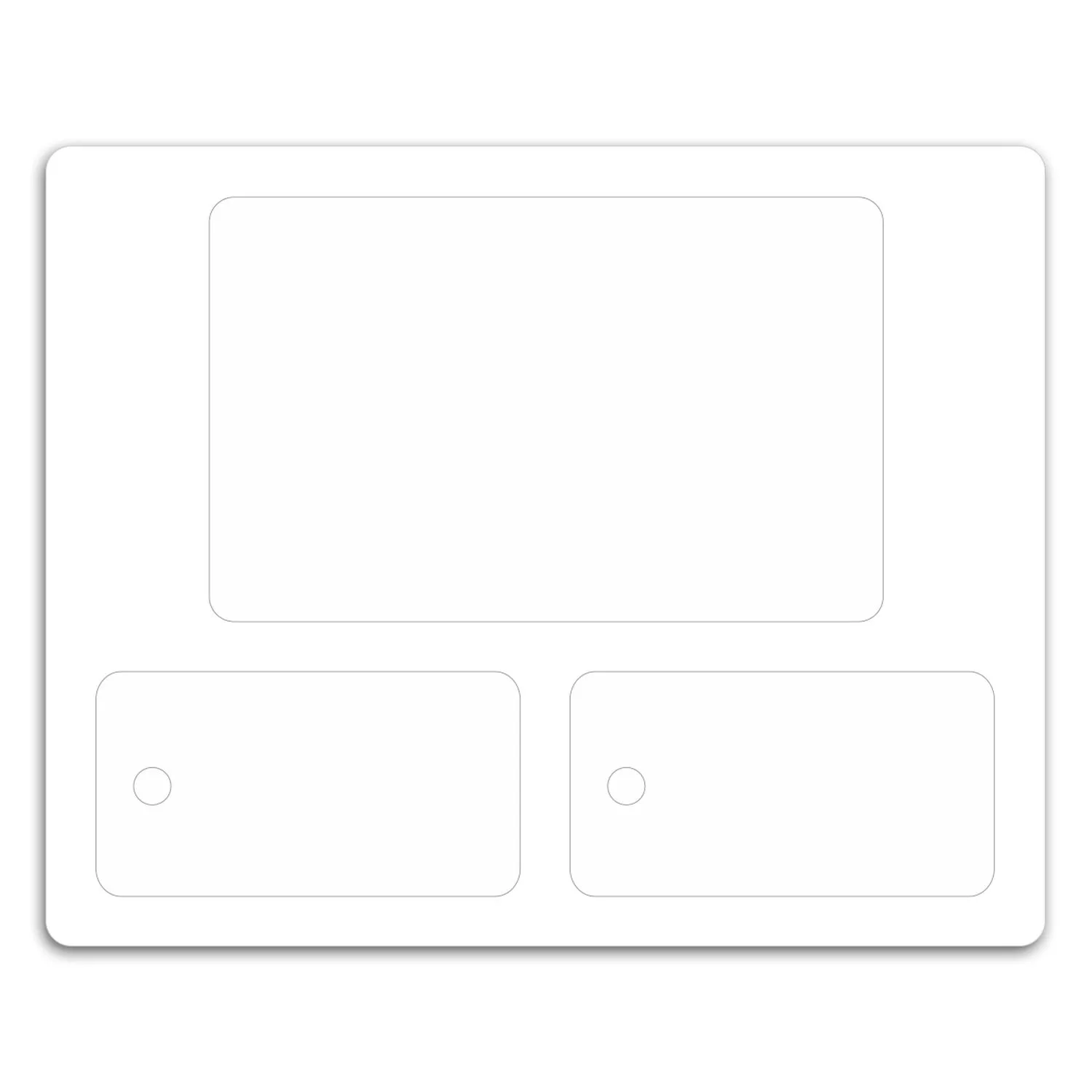 Plastic Wallet Card w/ 2 Key Tags view 2