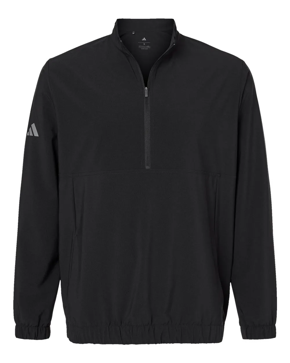 Adidas® Men's Stretch Woven Half-Zip Pullover Sweater view 3