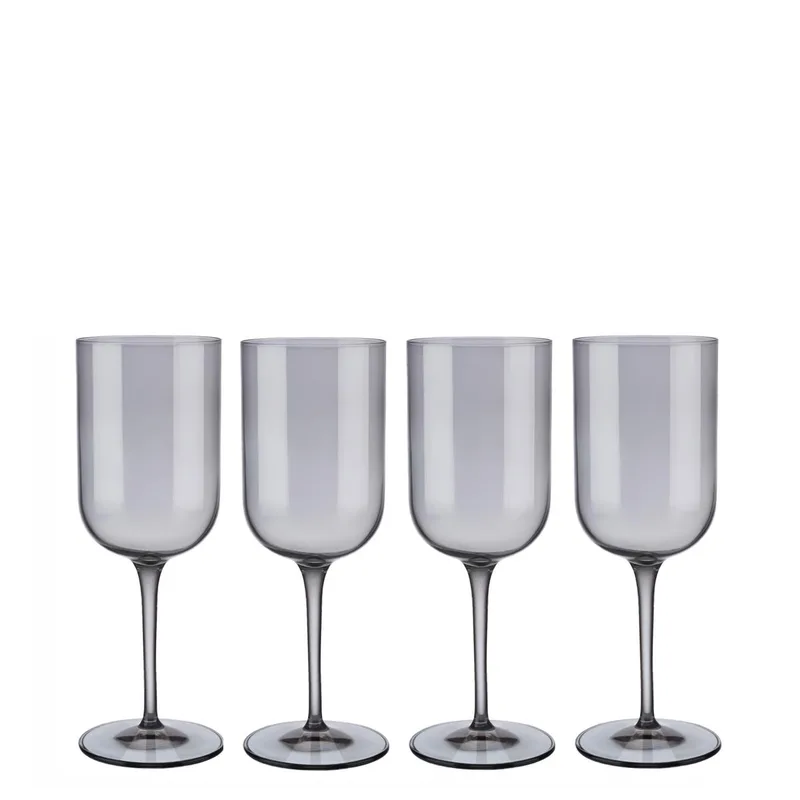 Blomus Fuum Red Wine 13.5 Oz Glasses - Set Of 4 - Smoke